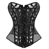 Corset Noir Transparent