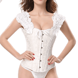 corset blanc bretelle