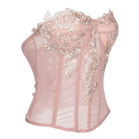 Bustier rose pale best sale